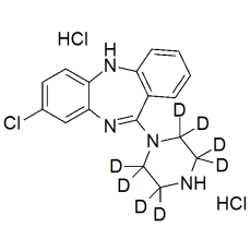 Desmethyl Clozapine-d8 2HCl