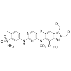 Pazopanib labeled d7 Hydrochloride