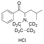 alpha-Pyrrolidinoisohexanophenone-d8  (alpha-PiHP-d8) HCl 0.1mg/ml